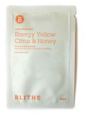BLITHE Сплэш-маска для сияния кожи Energy Yellow Citrus&Honey Splash Mask, 5 мл